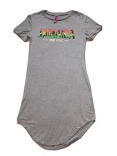 Junior's Size Small Heather Grey T-shirt Dress