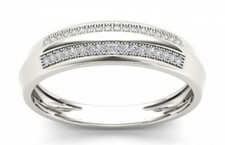 Lab-Created 0.30CT Brilliant Cut Cubic Zirconia Men's Fashion Elegnat Ring