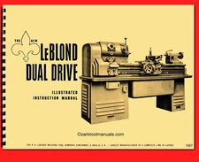 LEBLOND REGAL Dual Drive Metal Lathe Owners Operator Service Parts Manual 1567