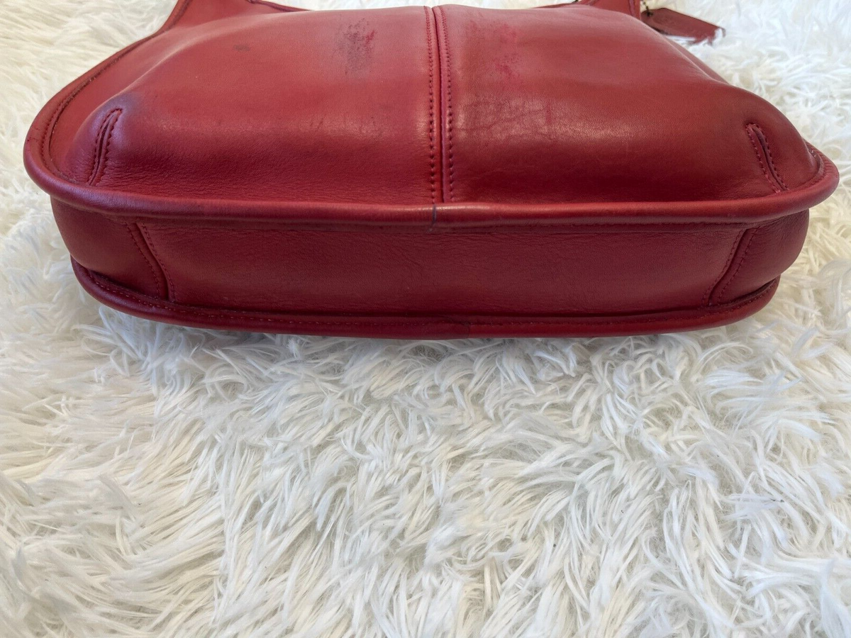 Vintage Coach Ergo Zip Hobo Shoulder Bag Purse 9025 Red Vintage Coach Ergo Zip Hobo Shoulder Bag Purse 9025 Red