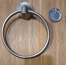 Bathroom Towel Ring Brushed Nickel