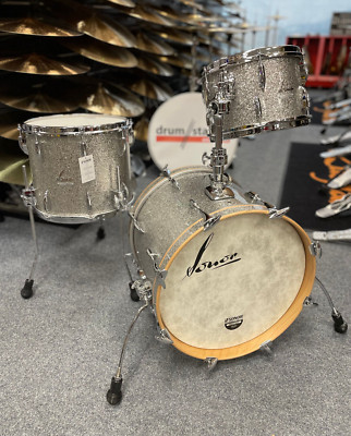 Sonor VINTAGE Shellset in ''Vintage Silver Glitter'' 18, 12, 14'' inkl ETH