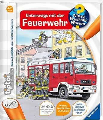tiptoi Unterwegs mit der Feuerwehr - Spiral-bound - ACCEPTABLE