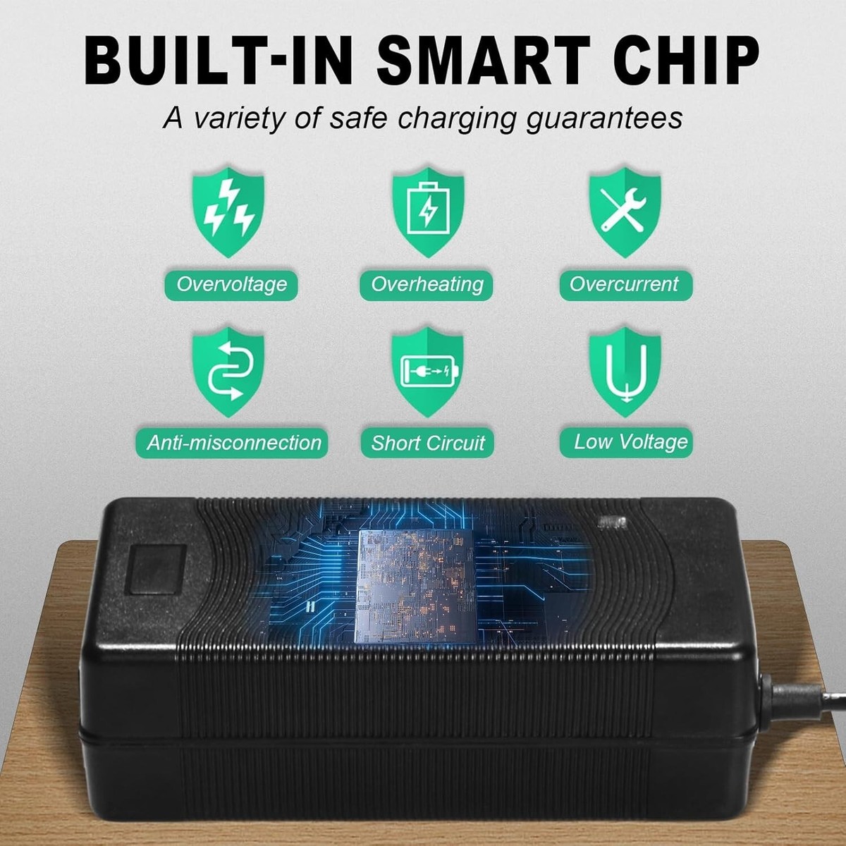 42V 4A XLR 3-pin Lithium Li-Ion Charger For 36V Giant e-Bike