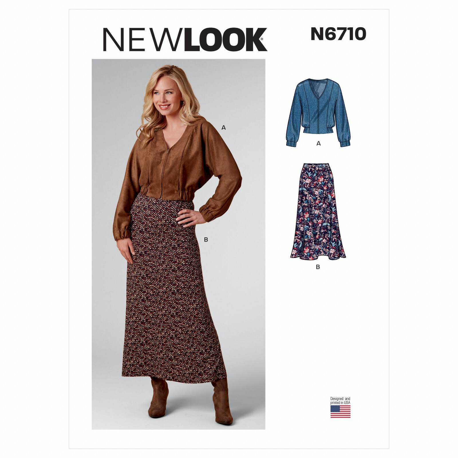 New Look SEWING PATTERN N6710 Misses' Skirt & Jacket Sizes 8-18 Free Tracked P&P