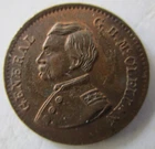 GEN. GEORGE McCLELLAN-Civil War Token-Brennan Postage Stamps-High Grade-(1864)
