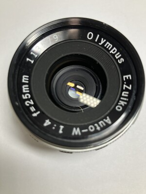 希少美品★OLYMPUS E.ZUIKO AUTO-W 25mm F4 PEN用 MINT] Olympus E.Zuiko Auto-W 25mm f/4 Lens For Pen F FT From