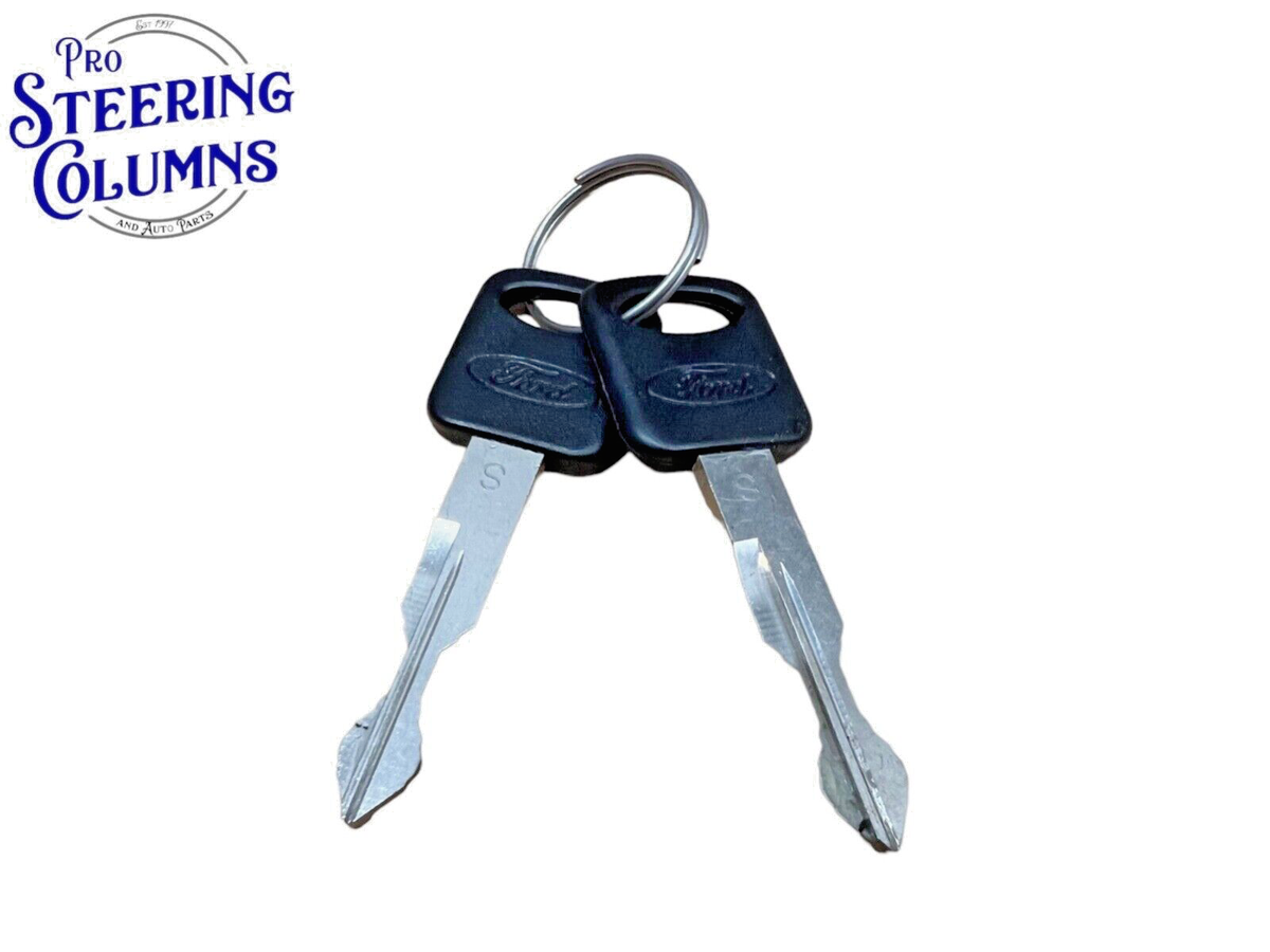 1996-1997 F-250 F-350 IGNITION & DOOR LOCK CYLINDER SET 2 KEYS