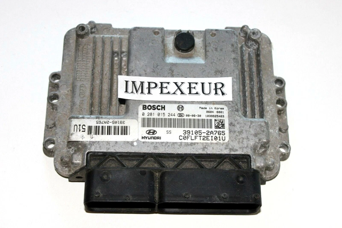 Original Hyundai Motorsteuergerät ECU 39105-2A765 0281015244 | eBay
