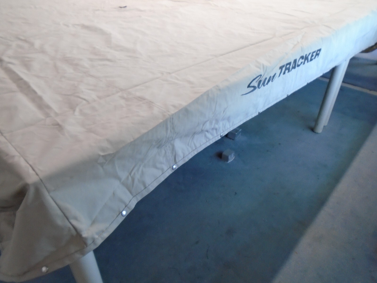 SUN TRACKER PARTY BARGE 24 SIGNATURE PONTOON COVER 35449-15 LIGHT SAND 2015 BOAT