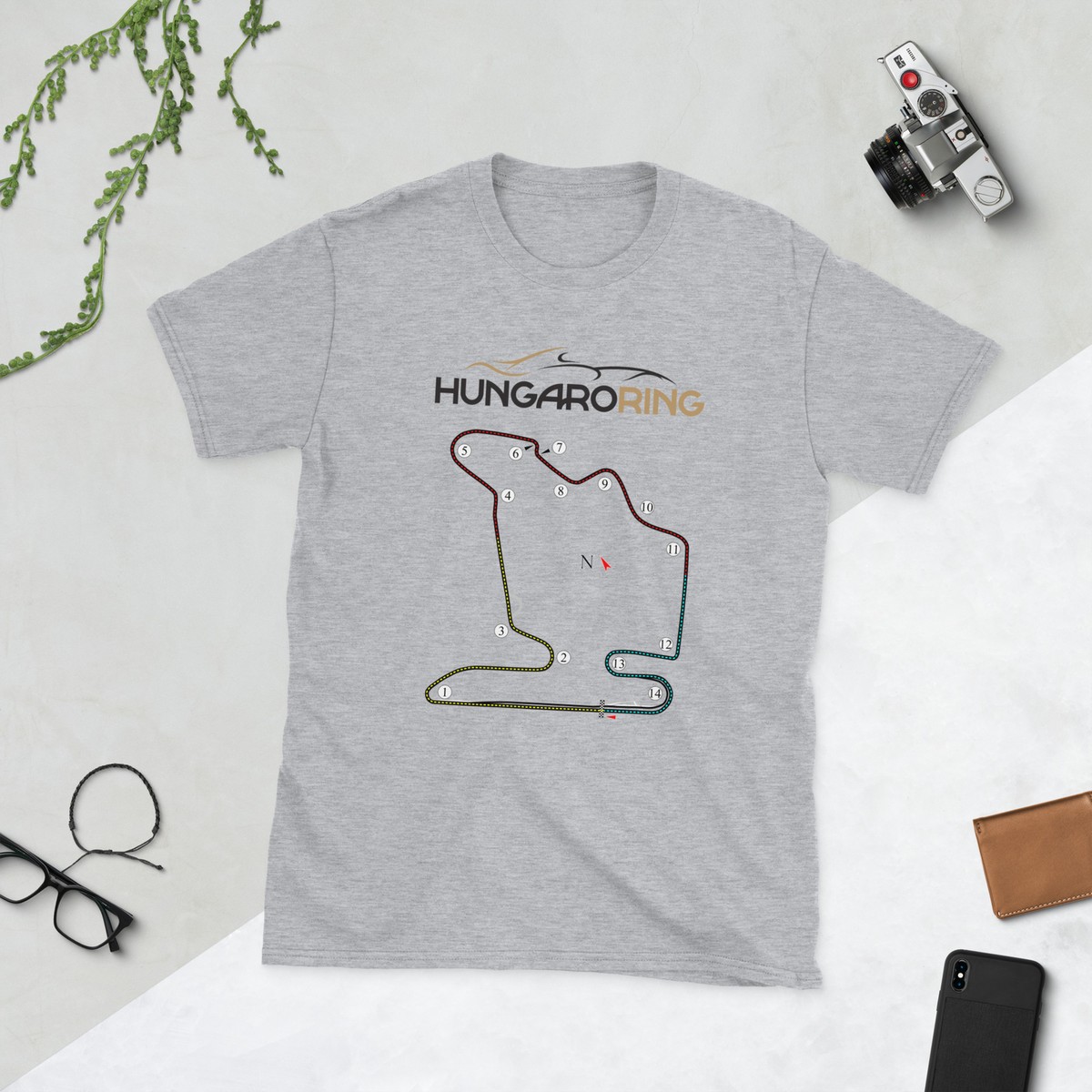 Hungaroring Formula Short-Sleeve Unisex T-Shirt