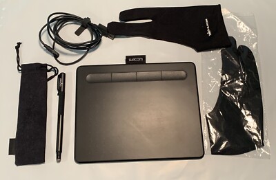 Wacom Intuos CTL-4100 Small Drawing Tablet + Digiroot Stylus +   Tips + 2 Gloves