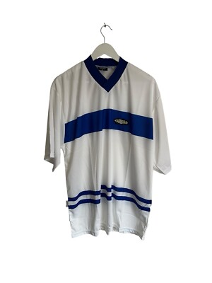 Vintage Skate T Shirt SoCal Varsity Style Weiß Blau Größe L Made USA 90s