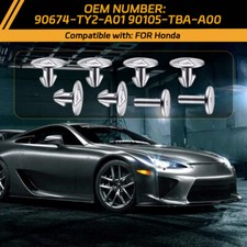 8PCS Engine Splash Shield Lower Cover Bolt Fits 90674-TY2-A01 Honda CR-V Civic