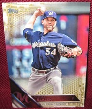 2016 TOPPS #380 MICHAEL BLAZEK GOLD 4/2016