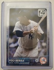 Yogi Berra 2021 Topps Update Series 70 Years Of Topps 2015 Redux Insert Yankees 