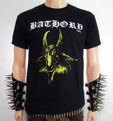 bathory yellow goat t shirt