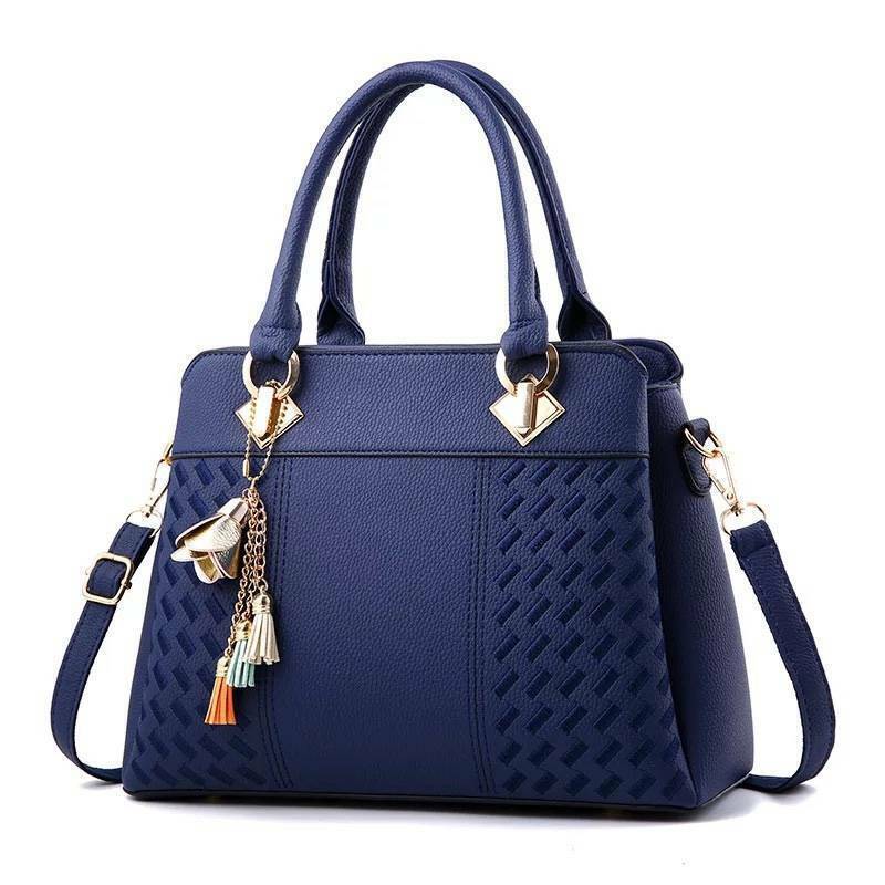 Women's Fashion Crossbody Bag PU Leather Shoulder Handbag Purse with Top Handle