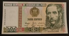 Peru 1000 Intis 1988