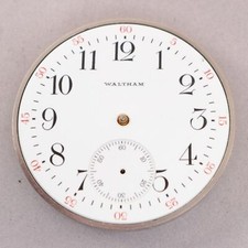 Waltham 12 Size 15 Jewel Pocket Watch Movement - MX1898