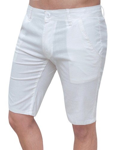 Come indossare e abbinare pantaloncini di lino marrone chiaro per un uomo di  20 anni (2 outfit) | Lookastic