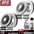 6Lugs Front Rear Drilled Brake Rotors And Brake Pads fits 2010 2011 Ford F 150