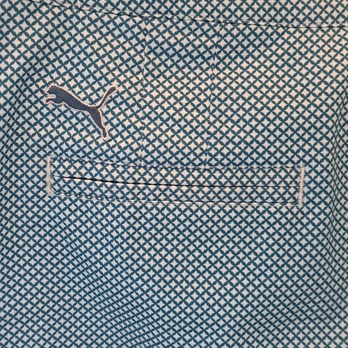 NWT PUMA Womens Teal Diamond Tech Golf Skort White Undershorts UPF50+ S-4 - Picture 3 of 9