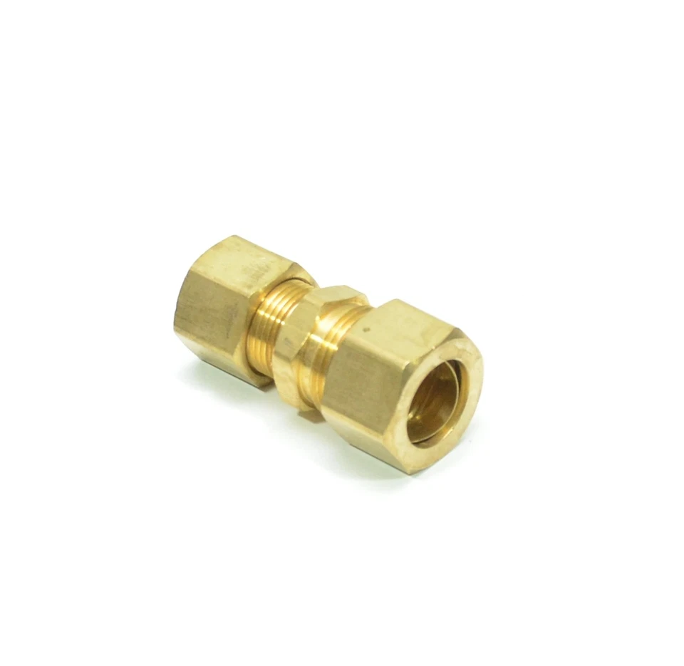 5/8 - 1/2 OD Compression Copper Tube Union Straight Joiner Fitting Air Gas Water - Image 2 of 4