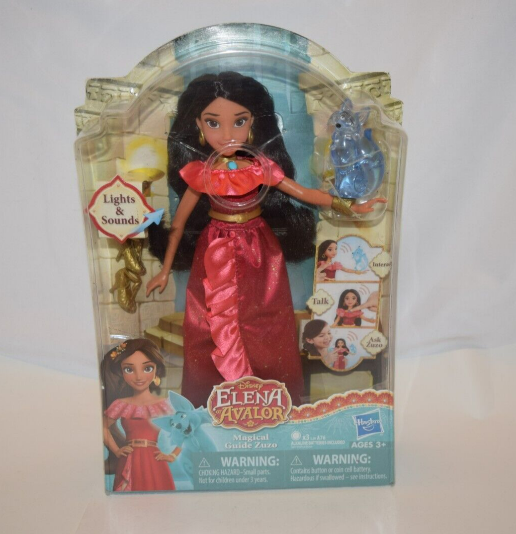 HASBRO DISNEY ELENA OF AVALOR MAGICAL GUIDE ZUZO LIGHTS & SOUNDS