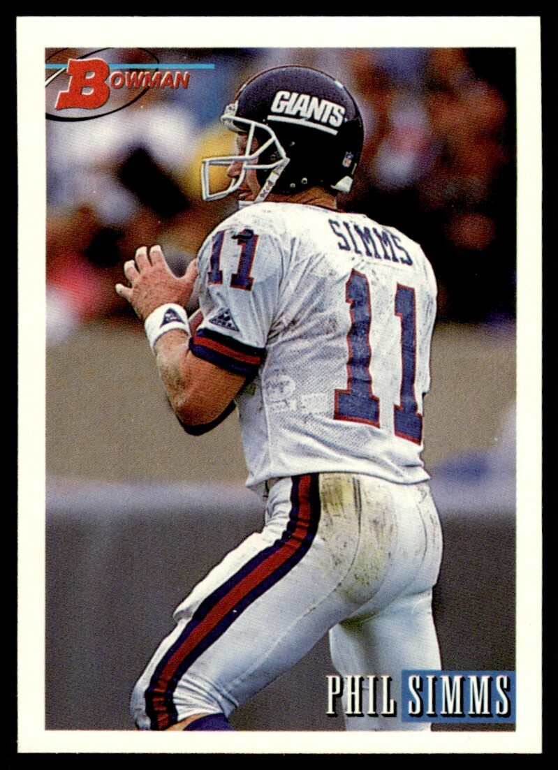 PHIL SIMMS 1993 BOWMAN #185