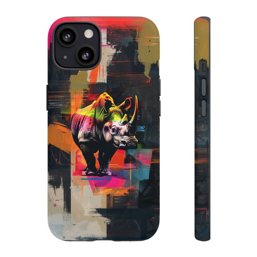 Abstract Rhino Phone Case for iPhone, Samsung Galaxy, Pixel - 第 31/93 張圖片