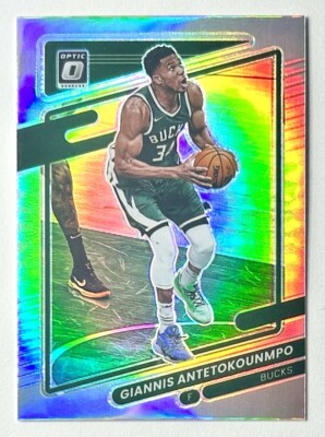 その他 Giannis Antetokounpo Silver Prizm Optic 2022-23 Optic Giannis Antetokounmpo Silver Prizm Elite Dominators