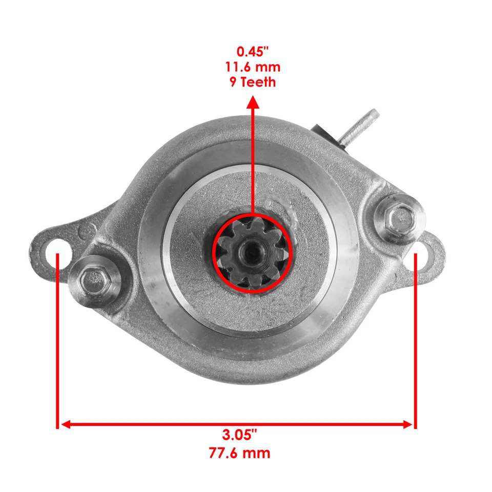 Motor De Arranque Caltric Para Aprilia SXV Street Legal 450 550 2009-2011 9T Nuevo Foto 3 de 4