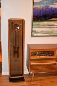 George Nelson For Howard Miller Grandfather Clock Mid Century Modern Circa 1950 Ebay