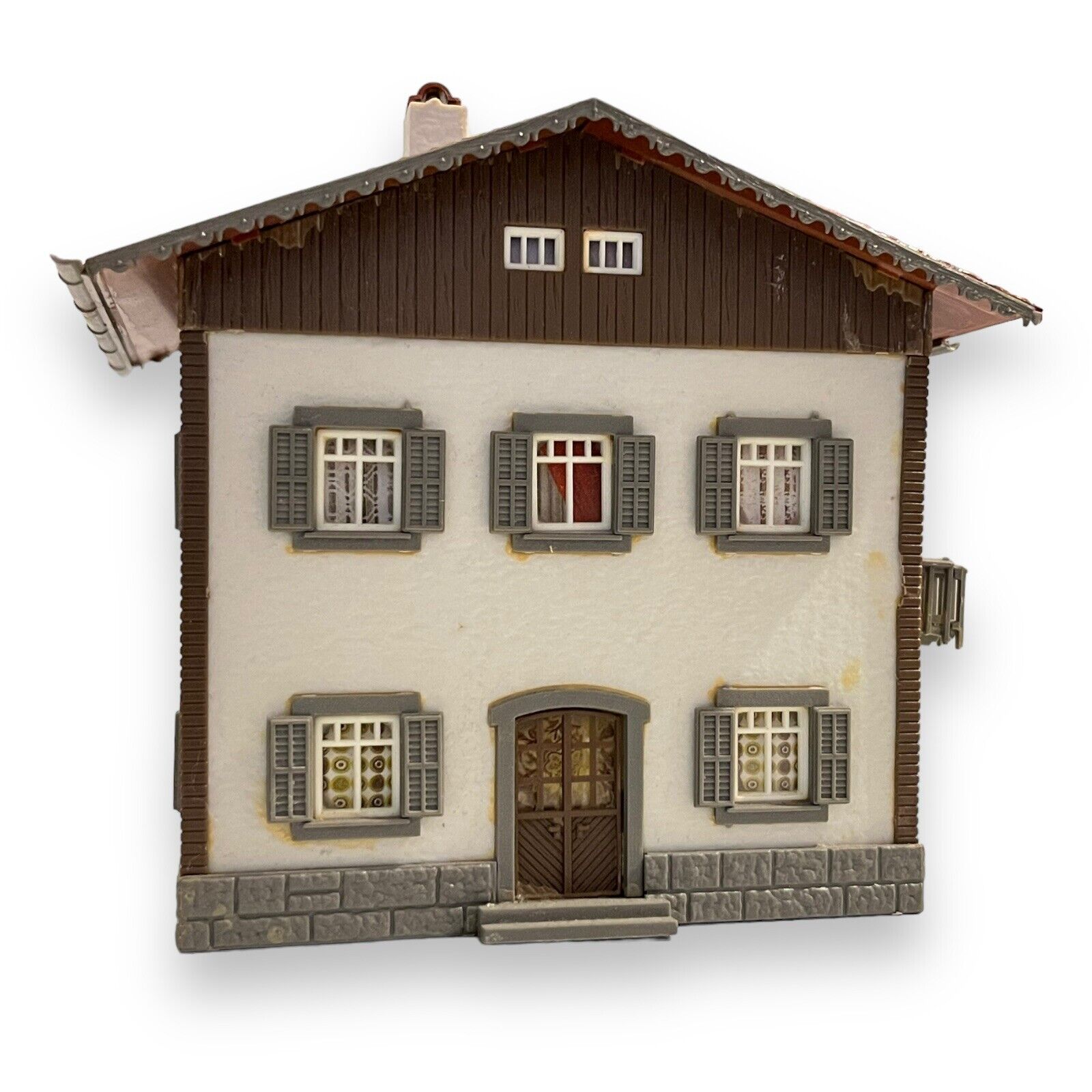 💥 Spur H0 · Alpen Haus "RATHAUS" mit Wohnhaus / Gebäude · fertig gebaut 💥