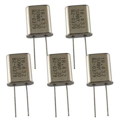 G25412E ` (Pkg 5) 18.432MHz HC-49 Quartz Crystal