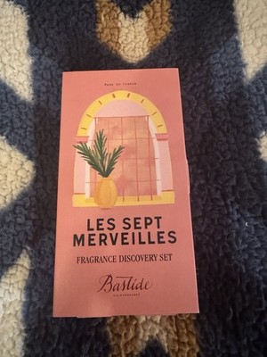 Bastide Les Sept Merveilles Fragrance Discovery Gift Set Spray Sample 7 Scents