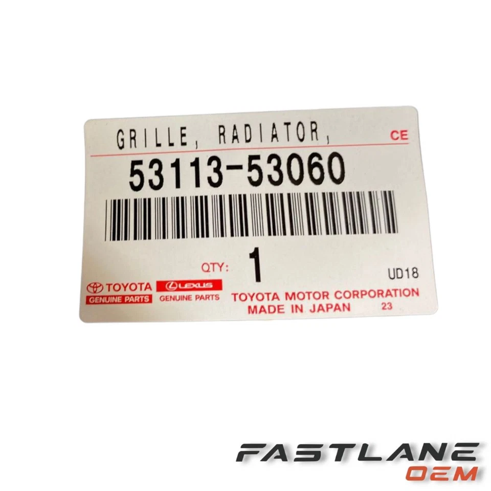 Radiador de parrilla inferior Lexus Is 2014-2017 turbo nuevo OEM 53113-53060 Foto 3 de 4