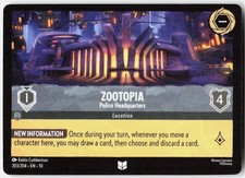 Zootopia Police Headquarters 203/204 Whispers in the Well Disney Lorcana