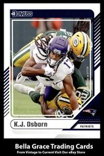 2024 Panini Donruss K.J. Osborn #31 New England Patriots NFL Football