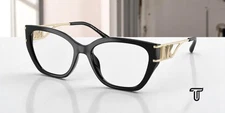 MICHAEL KORS MK4140U 3005 Bierzo Black Demo Lens 54 mm Women's Eyeglasses