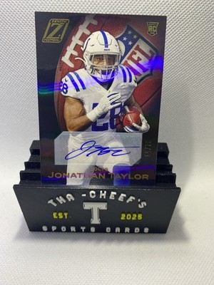 2020 Panini Zenith - Rookies Jonathan Taylor #60 Autographs /75 (RC)