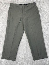 Vintage US Army Dress Pants Mens 35R Wool Blend AG-344 Class 5 Military 90s