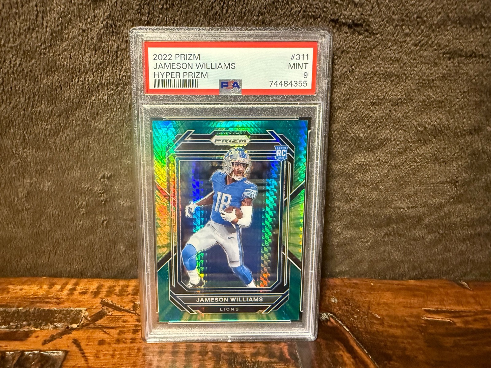 2022 Panini Prizm - Jameson Williams #311 Hyper Prizm 154/175 (RC)