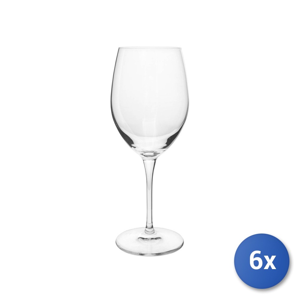 6X Packs 2 Glass Goblets Galileo Wine Aromatic Cl 60 Transparent Rocco