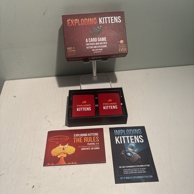 Exploding Kittens Card Game Family Friendly Complete with Instructions