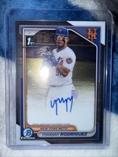 2024 Bowman Chrome - Prospect Autographs Yovanny Rodriguez #CPA-YR (AU, RC)