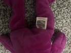 Ty Beanie Babies Millennium Bear 1999 Purple Beanie Baby Plush With Tags — photo 2