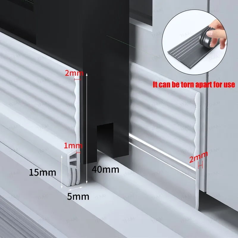 TPE Sliding Window Door Seal Strip Sound Insulation Weatherstrip Tape UK