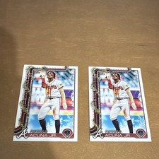 Topps Holiday 2022 Ronald Acuna Jr. Atlanta Braves MLB 2 Card Lot #H62